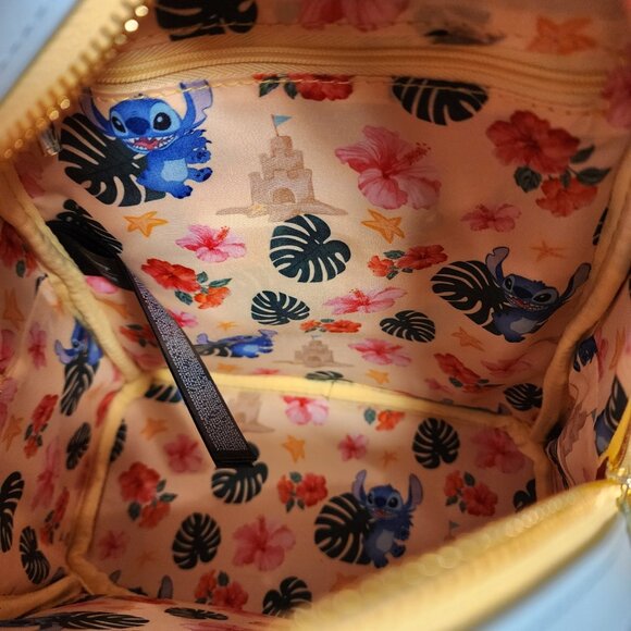 Loungefly Disney Lilo & Stitch SandCastle Beach Scene Scrump Mini Backpack NEW main image 10